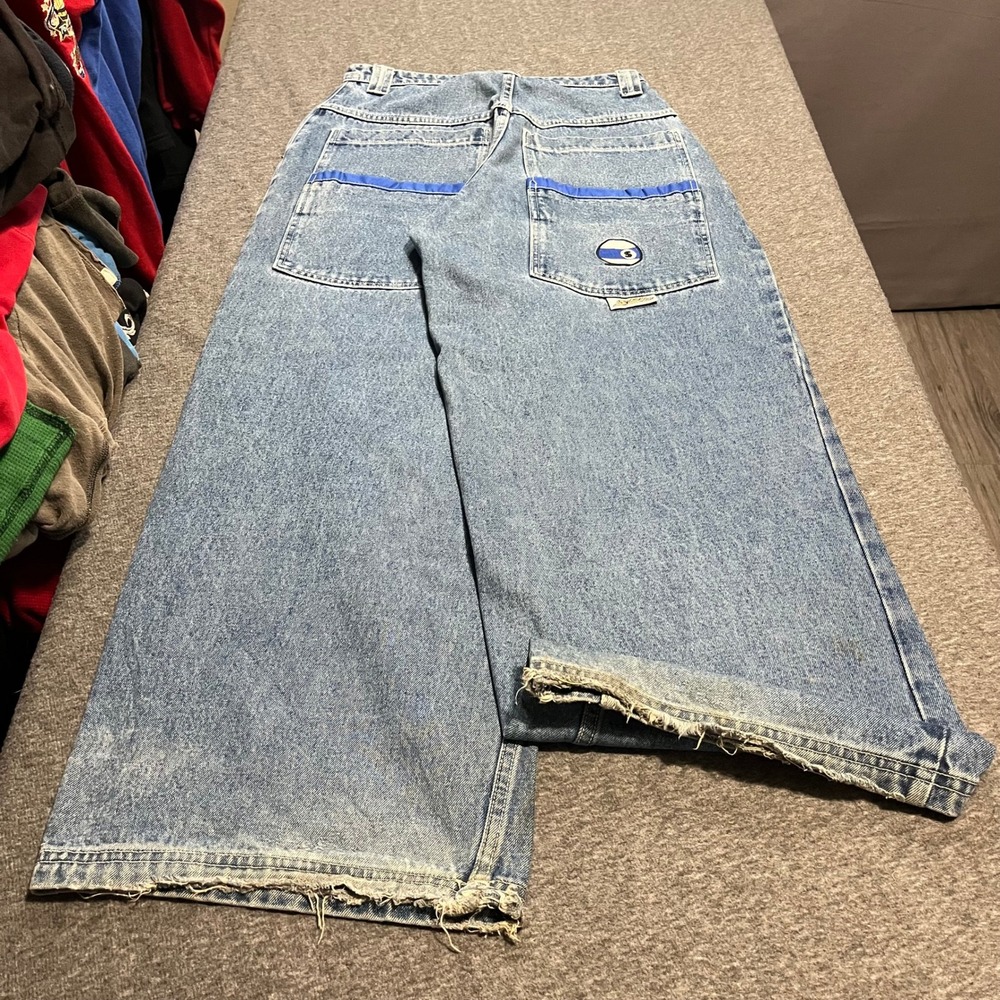 Sonoma Big Fit Vintage 90s Wide Leg Baggy Skater Jeans 30x31 Light Wash USA